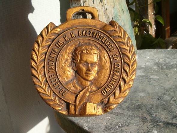 Medal z rzywicy poliestrowej Sz.P.