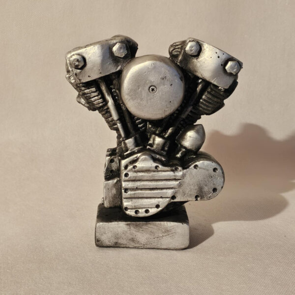 Miniatura statuetka silnika Harley Knucklehead